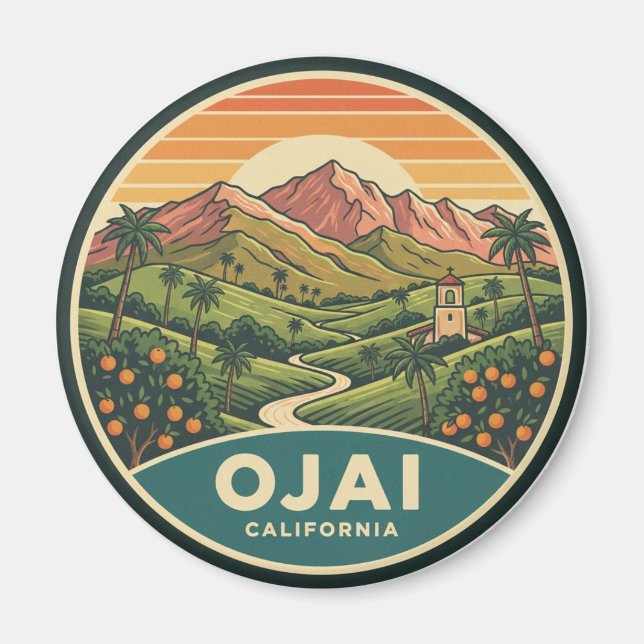Ojai Kalifornien Magnet (Vorne)