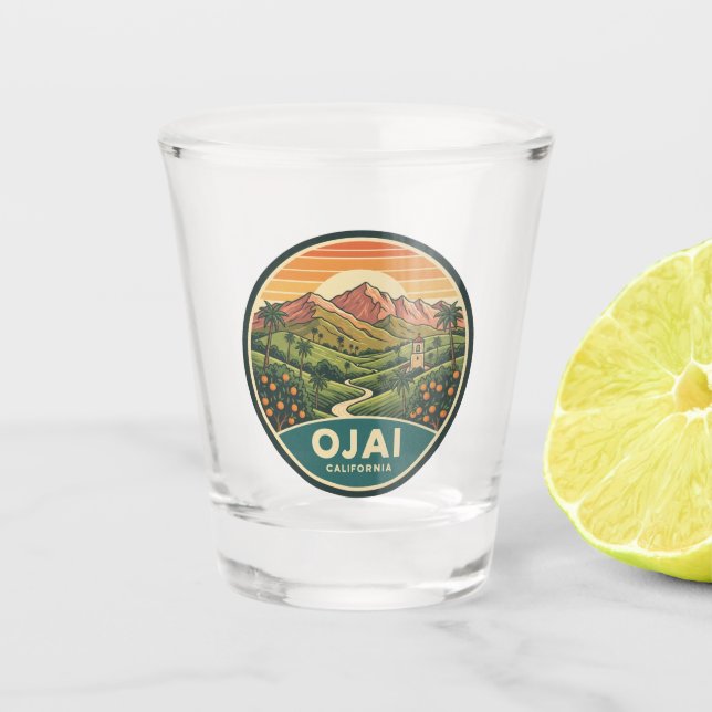 Ojai Kalifornien Schnapsglas (Vorderseite)