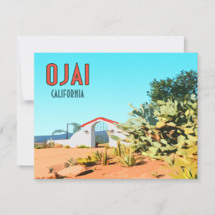 Ojai Kalifornien Sukkulente Kaktus Vintage Flachka
