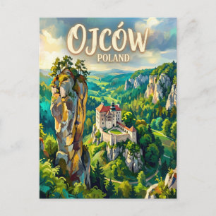 Ojców-Nationalpark Polen Postkarte