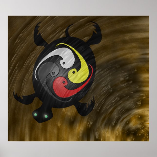 Ojibway Miskwaadesi Poster (Vorne)