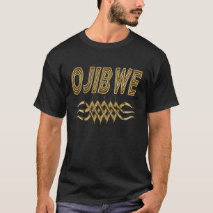 Ojibwe erwachsener dunkler T - Shirt