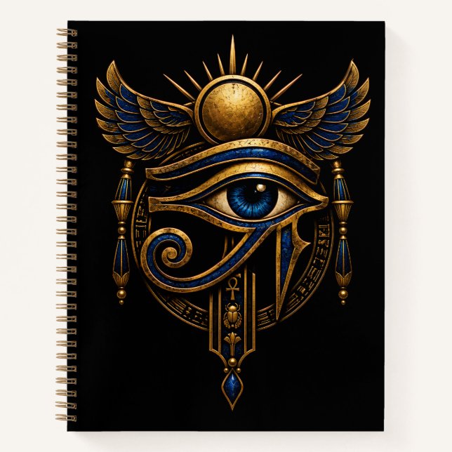 Ojo de Horus Notizbuch (Vorderseite)