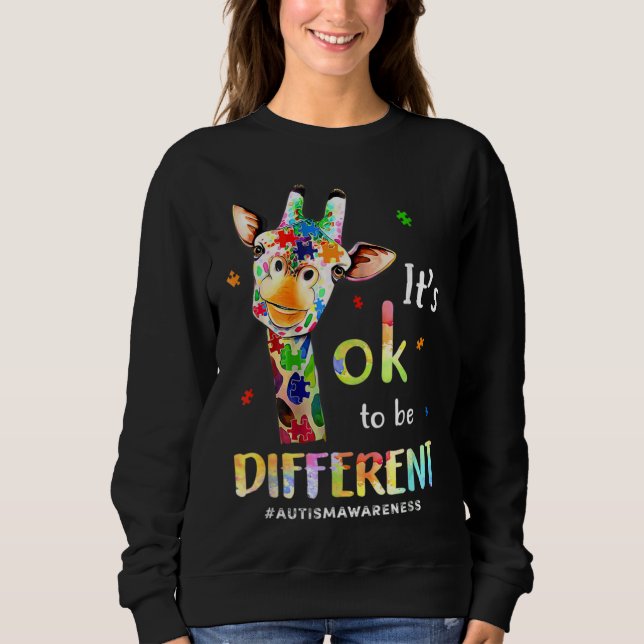 Ok Awareness Kid Akzeptanz anders als Frauen Sweatshirt (Vorderseite)