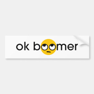 ok boomer autoaufkleber