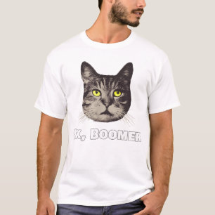 Ok Boomer Cat Shirt Millennial Cat Geschenk Oka