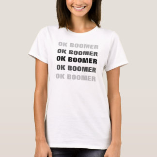OK-BOOMER-Design wiederholt T-Shirt