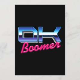 Ok Boomer Einladung