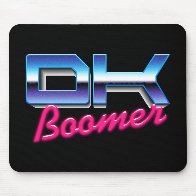 Ok Boomer Mousepad (Vorne)