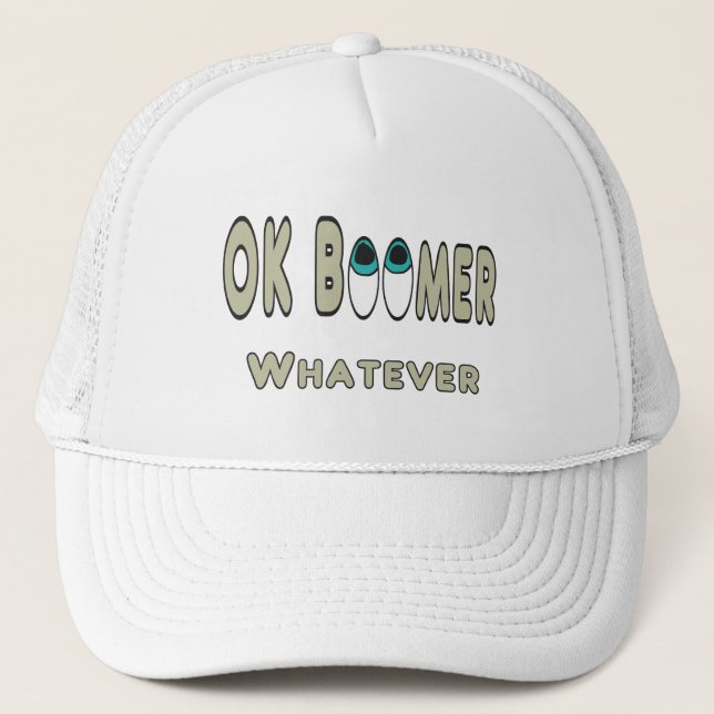 OK Boomer Truckerkappe (Vorderseite)