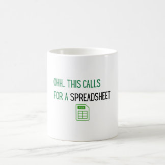 Ok dies erfordert eine Tabelle Kaffeetasse