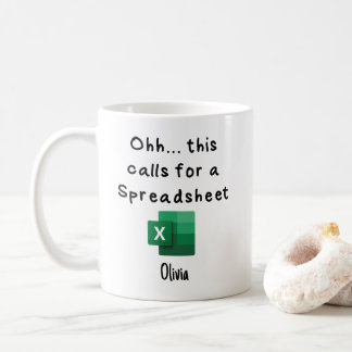 Ok dies erfordert eine Tasse für die Tabellenkalku