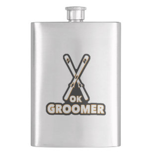 Ok Groomer Skis Flachmann