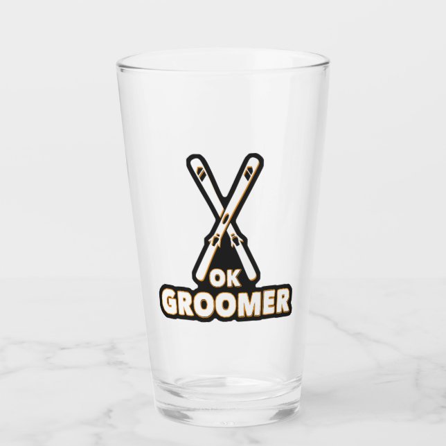 Ok Groomer Skis Glas (Vorderseite)