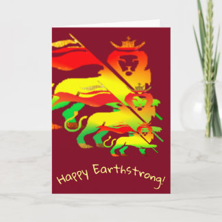 Ok! Happy Earthstrong Dankeskarte