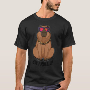 OK I pull up Capybara Sonnenbrille Beach Capibara  T-Shirt