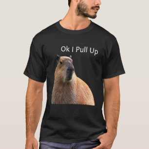 OK I zieht Capybara hoch T-Shirt