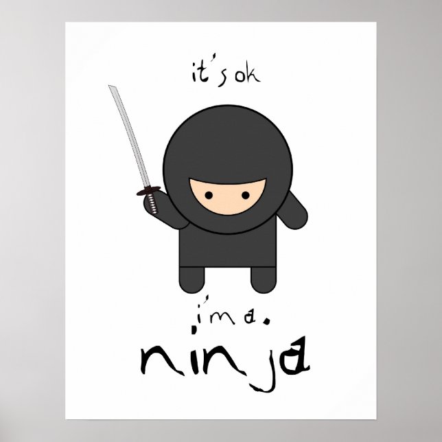 ok, ich bin ein Ninja Poster (Vorne)