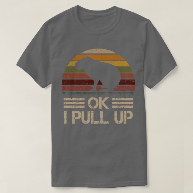Ok, ich hole Capybara Cup Funny Costumer Retro 2 T-Shirt (Design vorne)