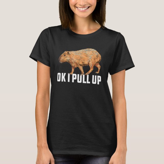 OK, ich ziehe Capybara Capybara Meme hoch Ok I zie T-Shirt (Vorderseite)