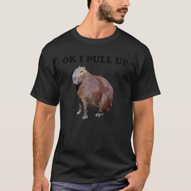 Ok ich ziehe Capybara hoch T-Shirt (Vorderseite)