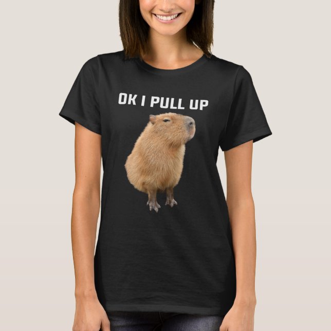 Ok ich ziehe Capybara Kostüm Mann Jungs Mädchen T-Shirt (Vorderseite)