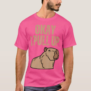 Ok ich ziehe Capybara lustig Capibara Tier Respekt T-Shirt