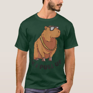 Ok, ich ziehe die lustige Capybara Brille durch Me T-Shirt