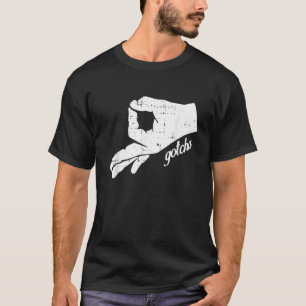 Ok Symbol Hand Gotcha Halloween Lustiges Kreisspie T-Shirt