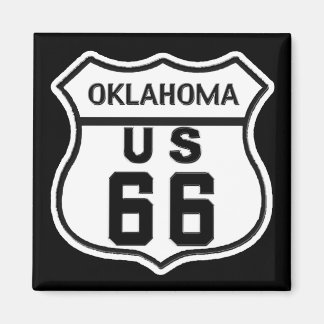 OK US ROUTE 66 MAGNET