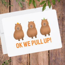 "Ok, wir holen auf!" Capybara Meme