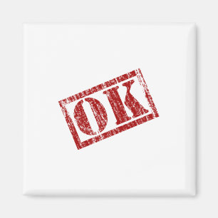 OK Written Magnet