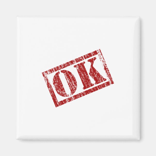 OK Written Magnet (Vorne)