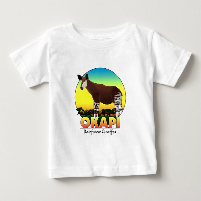 Okapi Baby T-shirt (Vorderseite)