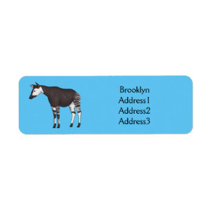 Okapi cartoon Illustration