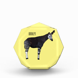 Okapi cartoon Illustration Fotoblock