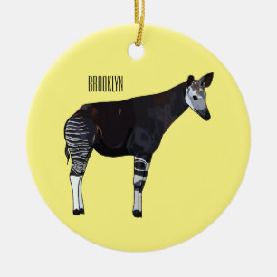Okapi cartoon Illustration Keramik Ornament