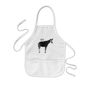Okapi cartoon Illustration Kinderschürze
