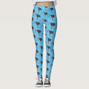 Okapi cartoon Illustration Leggings