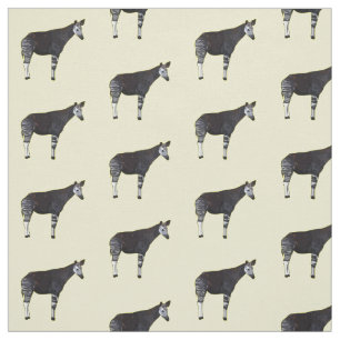 Okapi cartoon Illustration Stoff