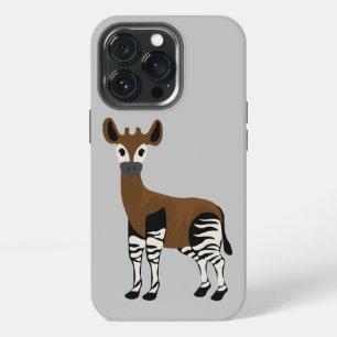 Okapi-Cartoon, majestätisches Okapi-Tier, Okapi-Li iPhone 13 Pro Hülle