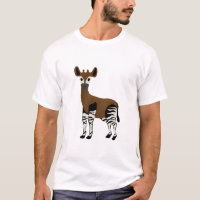Okapi-Cartoon, majestätisches Okapi-Tier, Okapi-Li