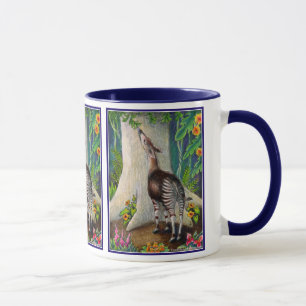 Okapi im Regenwald Tasse