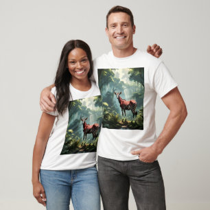 Okapi im Regenwald (Zebra Giraffe) T-Shirt