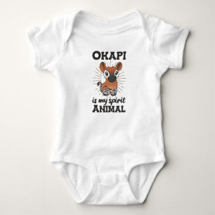 Okapi ist mein Geisttier - Okapis sind Niedlich Baby Strampler