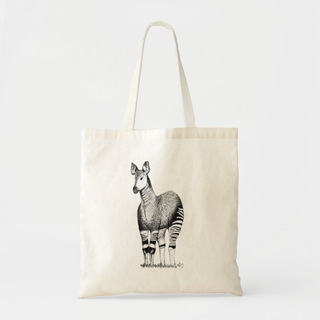 Okapi-Kunst-Taschen-Tasche Tragetasche (Vorne)