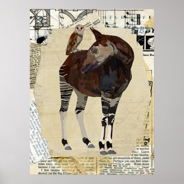 OKAPI & OWL Art Poster (Vorne)
