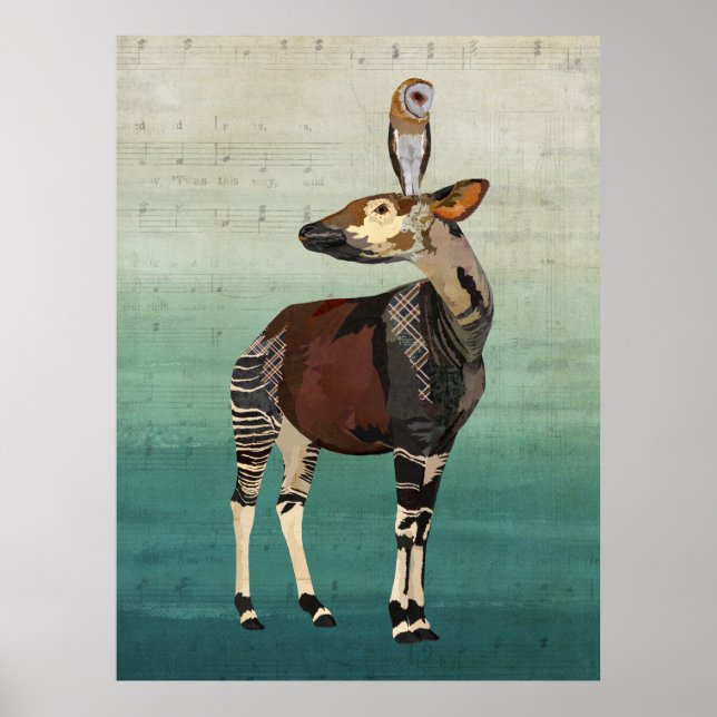 OKAPI & OWL Art Poster (Vorne)