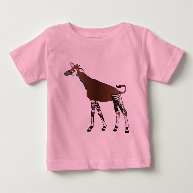 Okapi-Säuglings-T - Shirt (Vorderseite)