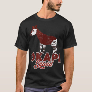 Okapi Squad Okapi gefährdete Tiere T-Shirt